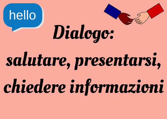 presentarsi in italiano