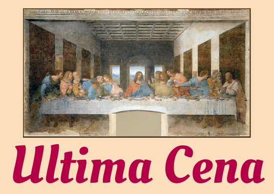 ultima cena lettura italiano