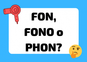 fon fono or phon Italian