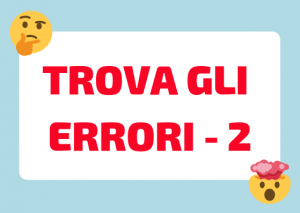 trova errori dialogo italiano