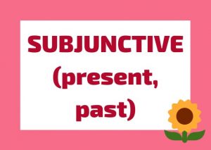 subjunctive present past Italian