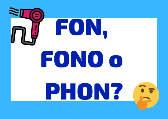 fon fono o phon italiano