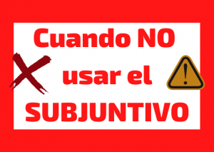 cuando no usar subjuntivo italiano