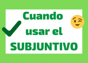 cuando usar subjuntivo italiano