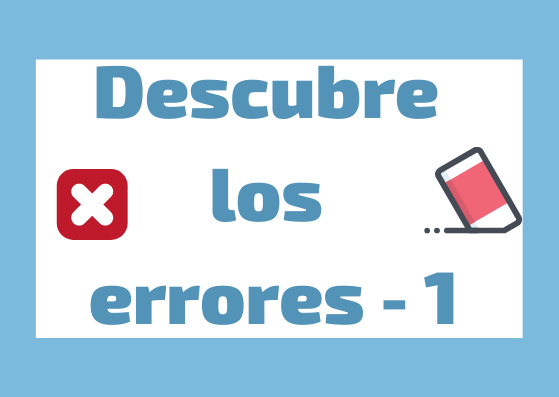 encuentra los errores italiano