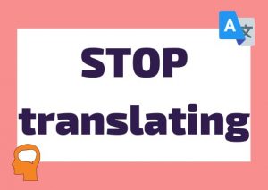 how to stop translating