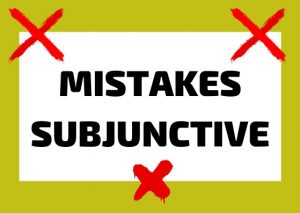 mistakes subjunctive Italian