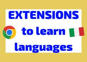 Extensions to learn languages