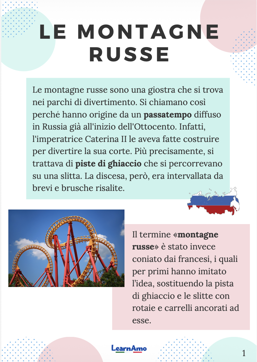 Pagina del libro - Esempio 1
