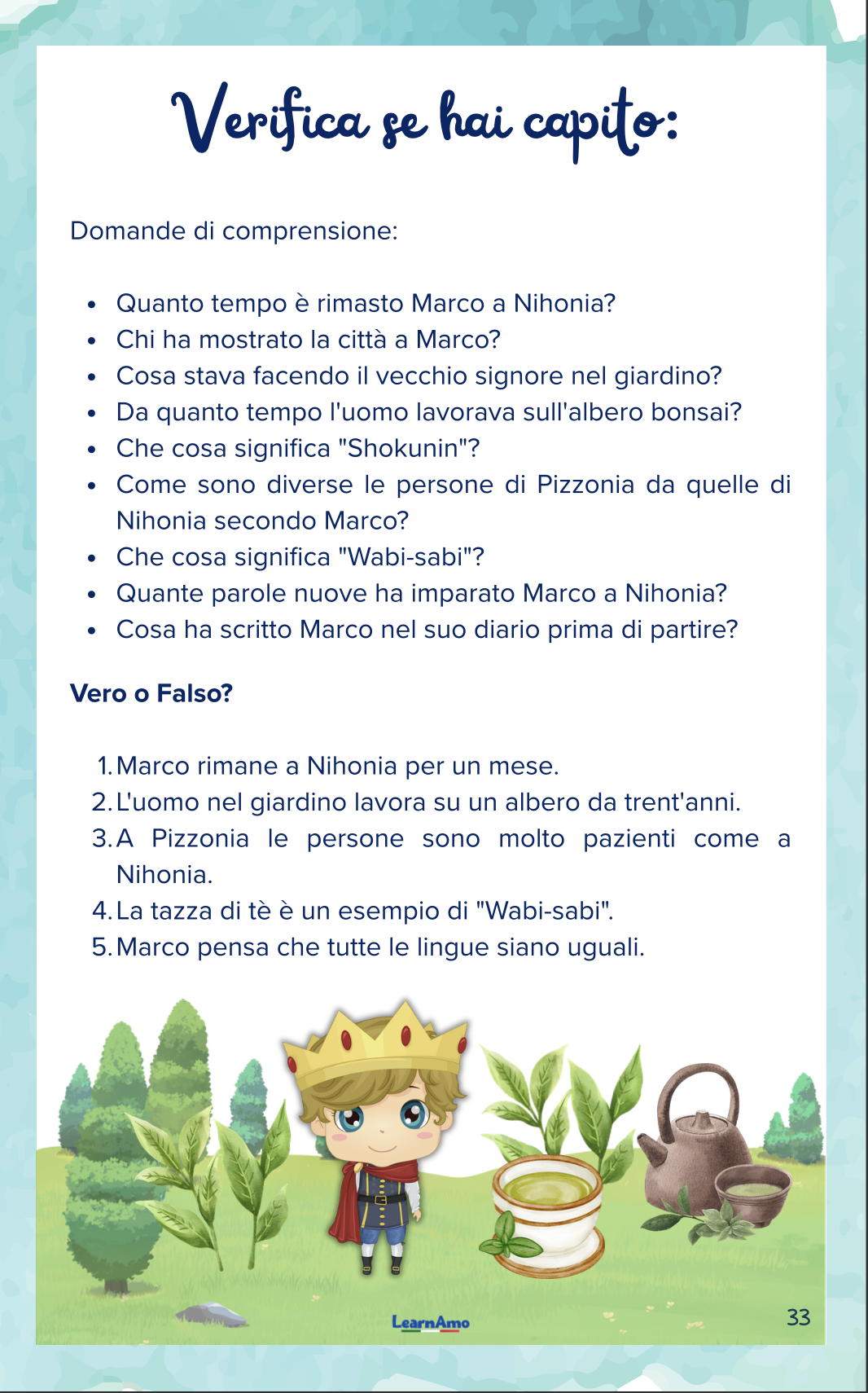 Pagina del libro Il Principe Marco - Esempio 3